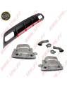 Difusor Traseiro + Ponteiras Look Sport Red - Mercedes W176 (2012-2018) Difusor Traseiro + Ponteiras Look Sport Red - Mercedes W176 (2012-2018)