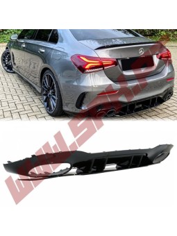 Difusor Traseiro + Ponteiras Look AMG - Mercedes V177 Sedan (2018-)