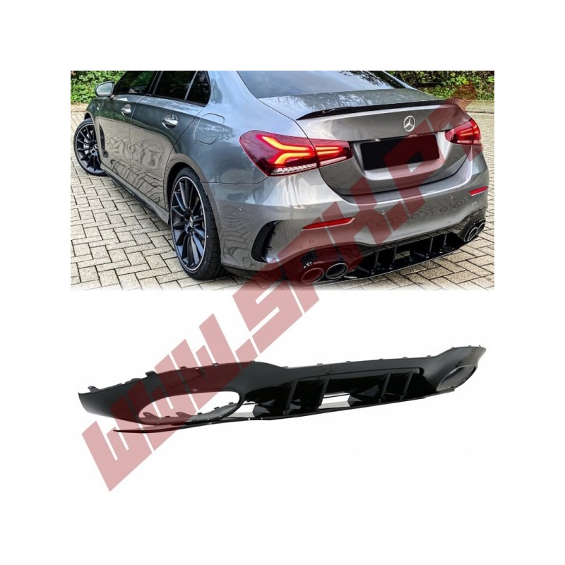 Difusor Traseiro + Ponteiras Look AMG - Mercedes V177 Sedan (2018-) Difusor Traseiro + Ponteiras Look AMG - Mercedes V177 Sedan (2018-)