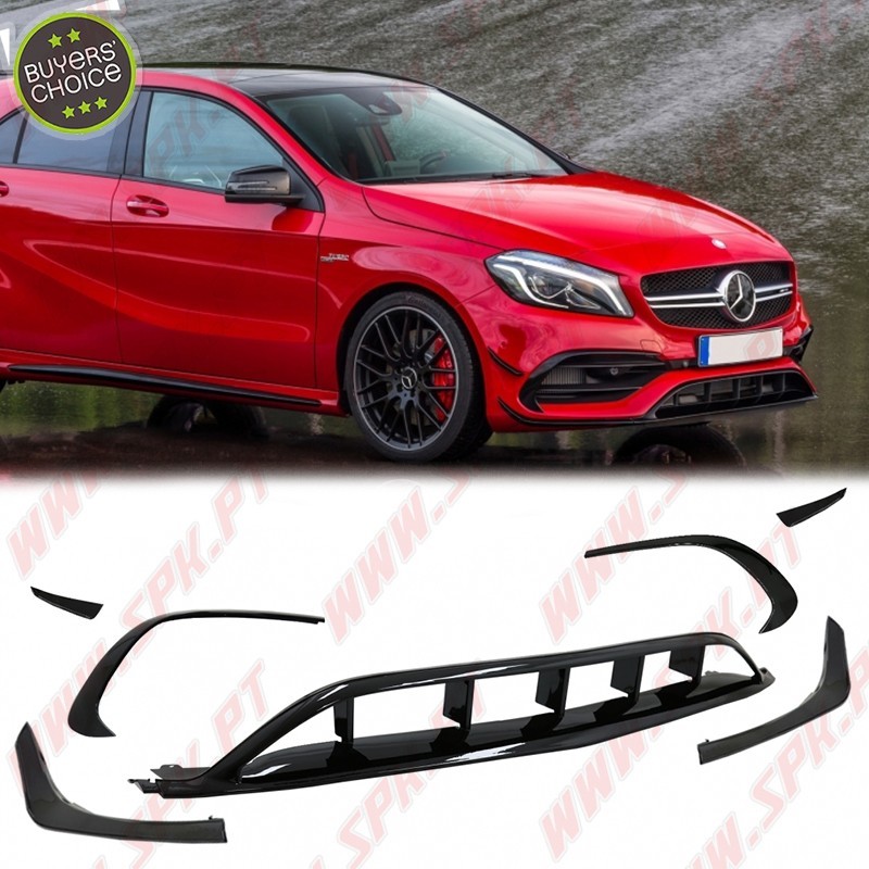 Pack Splitters Frontais - Mercedes W176 (2015-2018) Pack Splitters Frontais - Mercedes W176 (2015-2018)