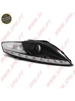 Faróis Look Daylight LED / Black - Ford Mondeo (2007-2010)
