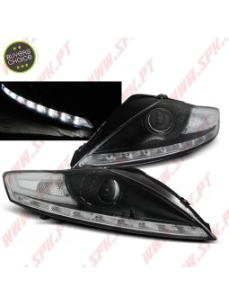 Faróis Look Daylight LED / Black - Ford Mondeo (2007-2010)