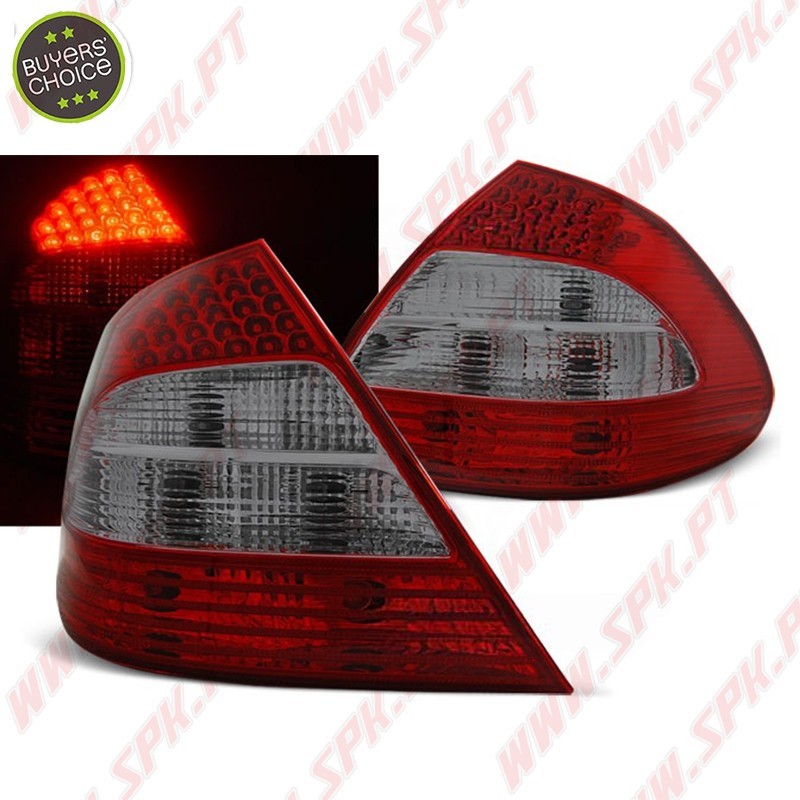 Farolins LED Red+Smoke - Mercedes W211 Sedan (2002-2006) Farolins LED Red+Smoke - Mercedes W211 Sedan (2002-2006)