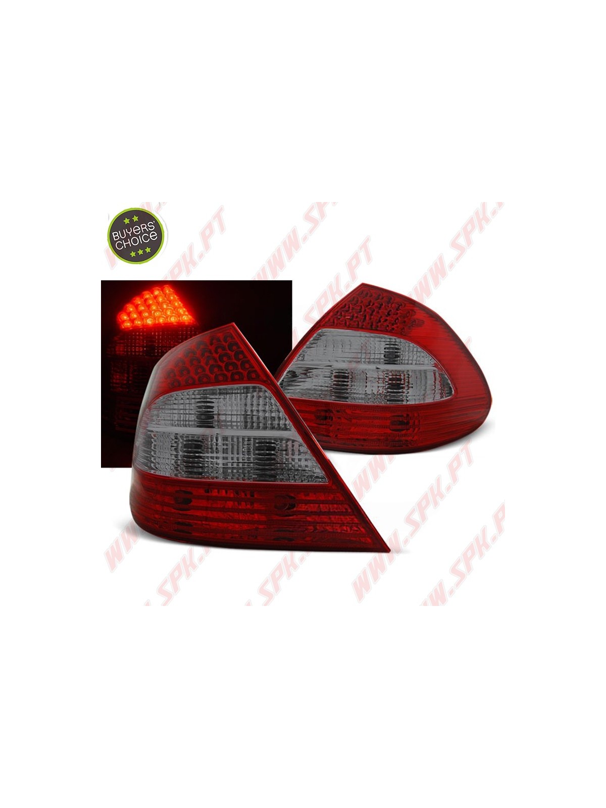 Farolins LED Red+Smoke - Mercedes W211 Sedan (2002-2006) Farolins LED Red+Smoke - Mercedes W211 Sedan (2002-2006)