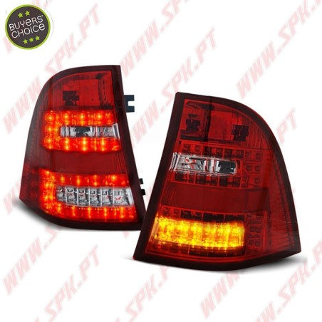 Farolins LED Red+Clear - Mercedes W163 (1998-2005)