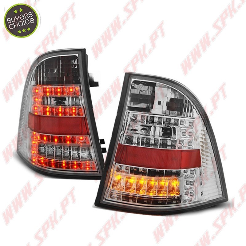 Farolins LED Chrome - Mercedes W163 (1998-2005) Farolins LED Chrome - Mercedes W163 (1998-2005)