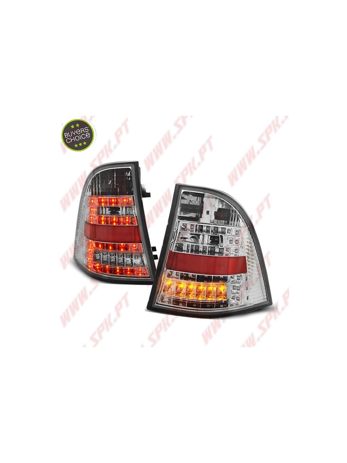 Farolins LED Chrome - Mercedes W163 (1998-2005) Farolins LED Chrome - Mercedes W163 (1998-2005)