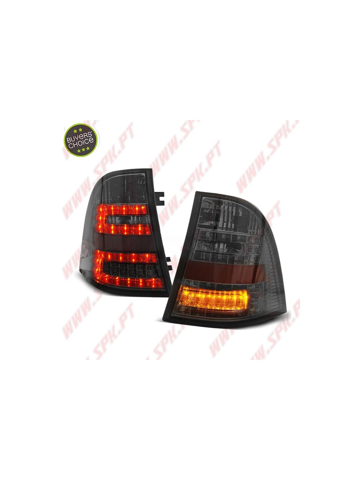 Farolins LED Smoke+Chrome - Mercedes W163 (1998-2005) Farolins LED Smoke+Chrome - Mercedes W163 (1998-2005)