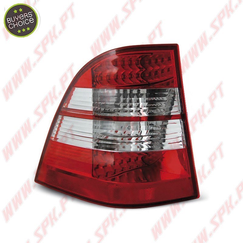 Farolins Cristal LED Red+Clear - Mercedes W163 (1998-2005) Farolins Cristal LED Red+Clear - Mercedes W163 (1998-2005)