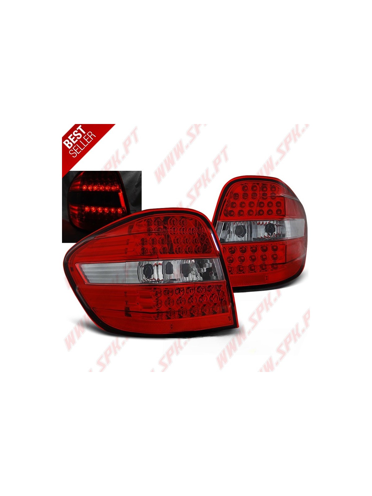 Farolins LED Red+Clear - Mercedes W164 (2005-2008) Farolins LED Red+Clear - Mercedes W164 (2005-2008)