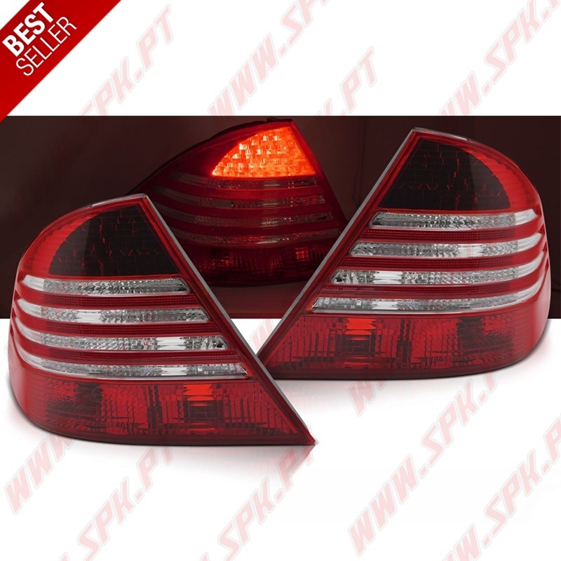 Farolins LED Red+Clear - Mercedes W220 (1998-2005)