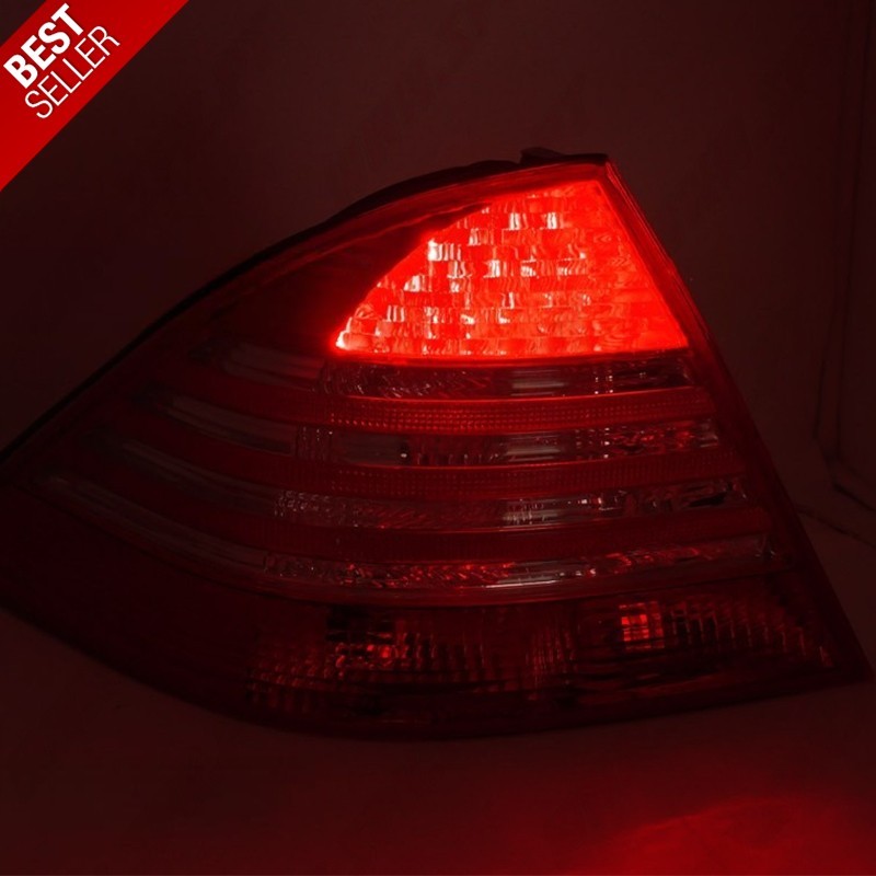 Farolins LED Red+Light Smoke - Mercedes W220 (1998-2005)