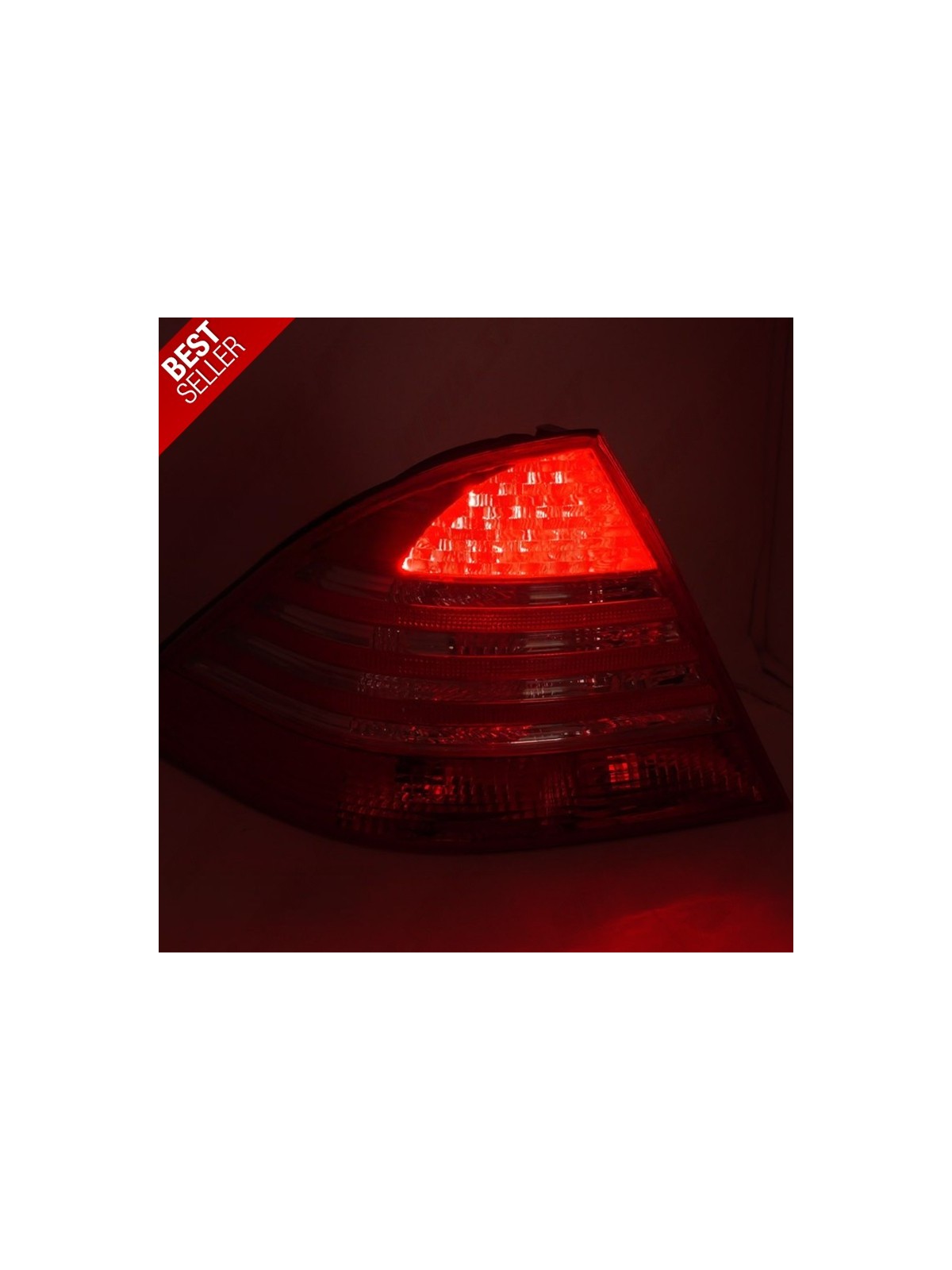Farolins LED Red+Light Smoke - Mercedes W220 (1998-2005)