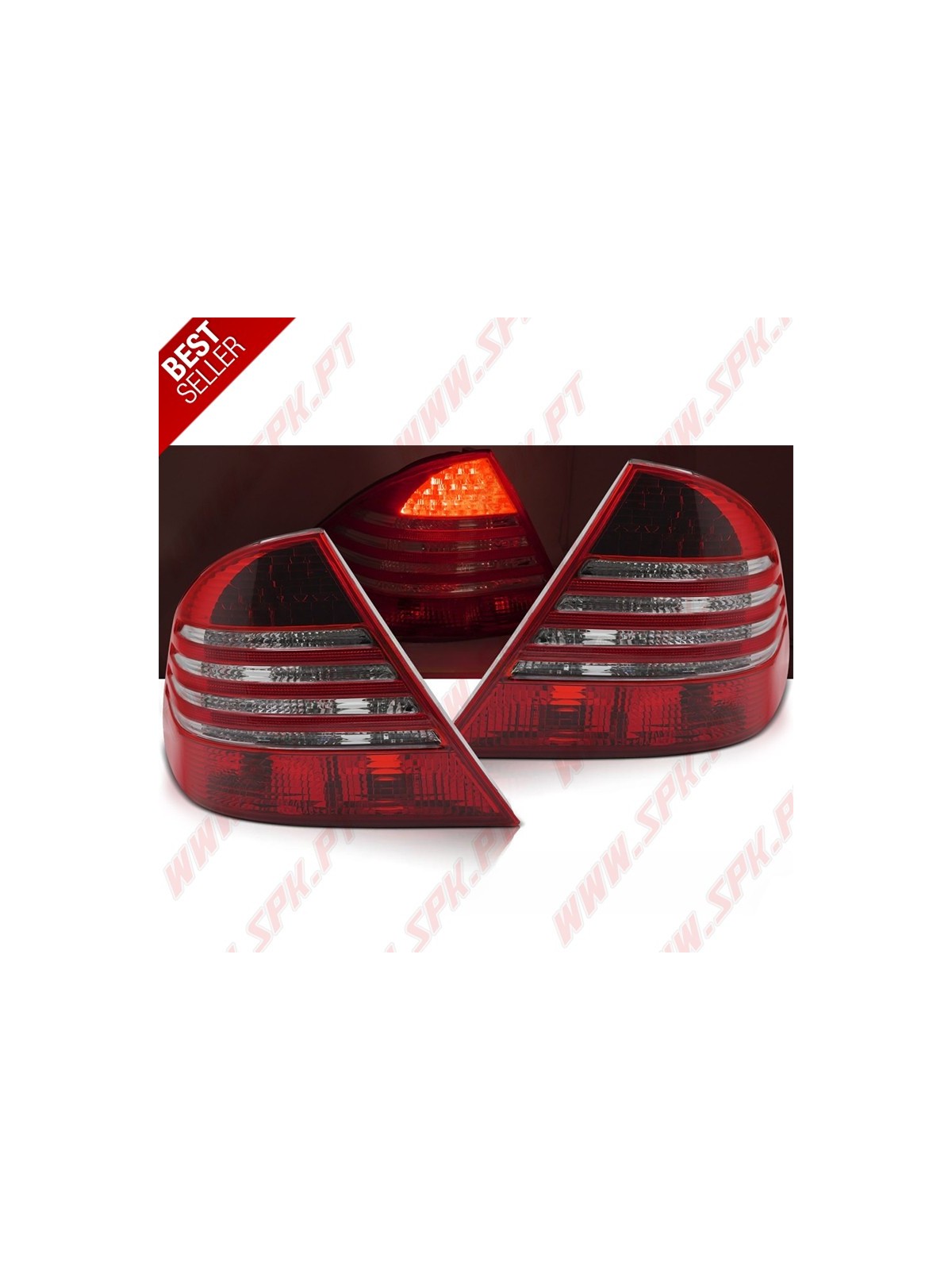 Farolins LED Red+Light Smoke - Mercedes W220 (1998-2005)