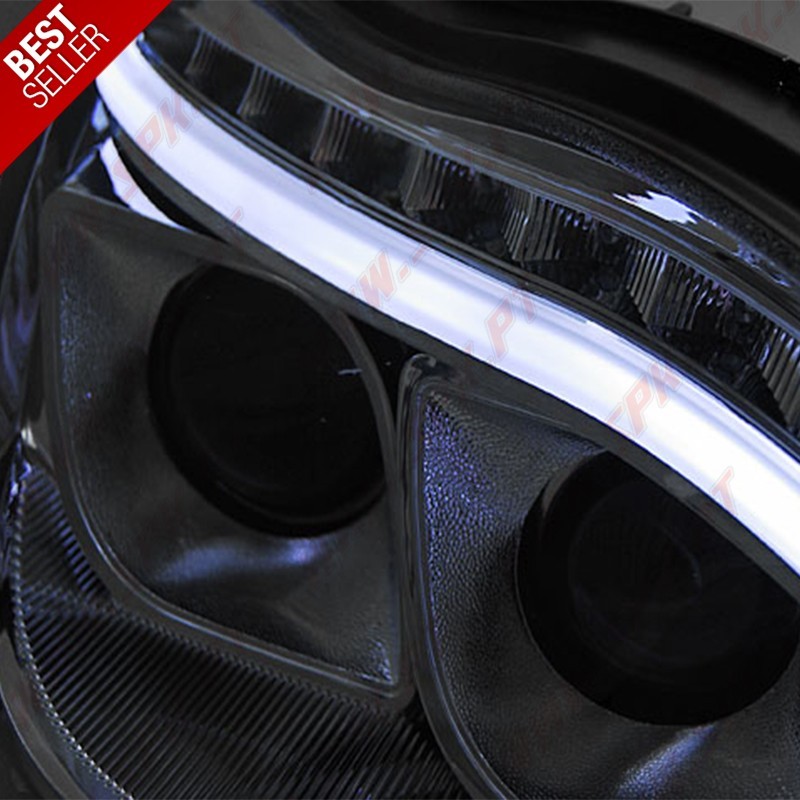 Faróis Tube Light / Chrome - Mercedes W220 (1998-2005)