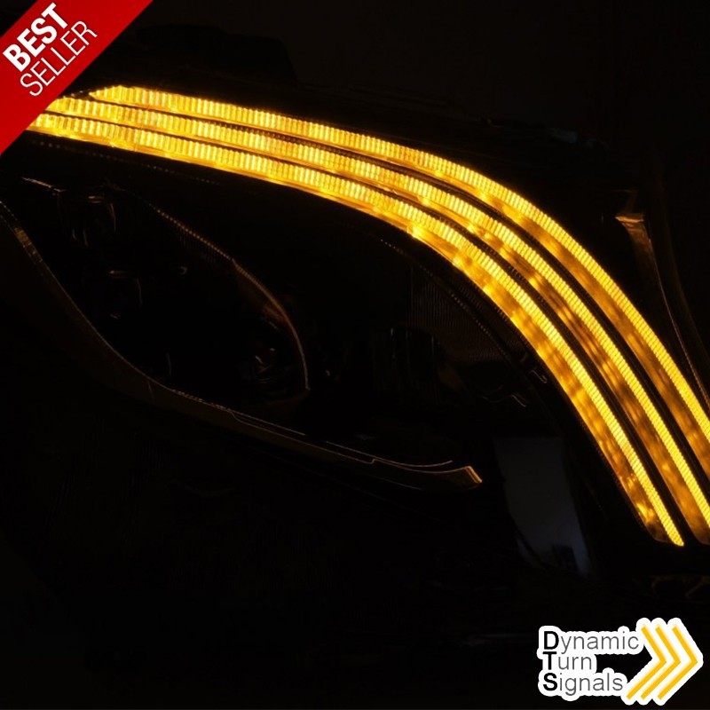 Faróis FULL-LED / Black - Mercedes W222 (2013-2017) Faróis FULL-LED / Black - Mercedes W222 (2013-2017)