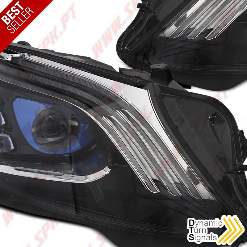 Faróis FULL-LED / Black - Mercedes W222 (2013-2017) Faróis FULL-LED / Black - Mercedes W222 (2013-2017)