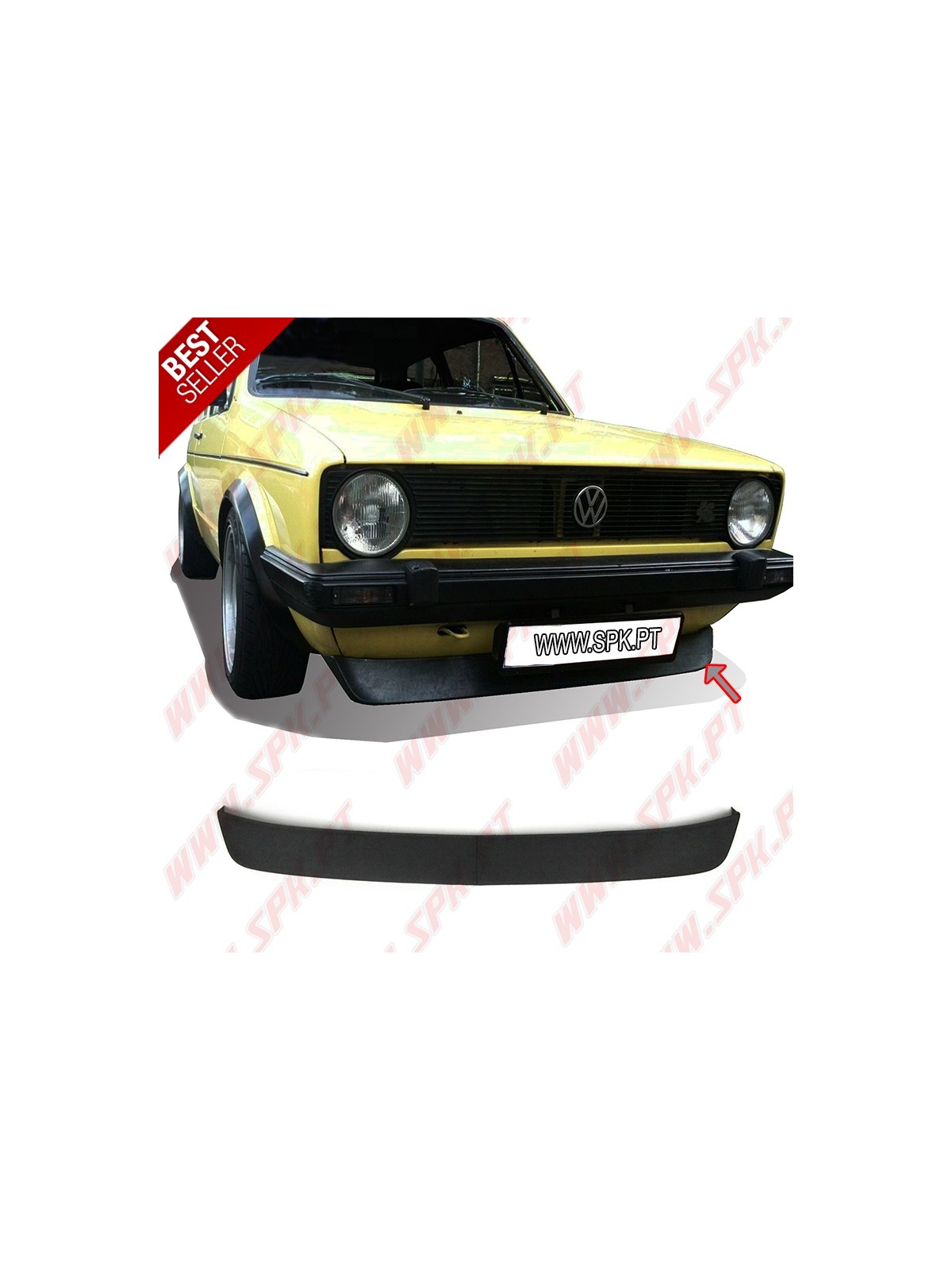 Spoiler Frontal - VW Golf 1 / Jetta 1 / Caddy 1 (1974-1994)