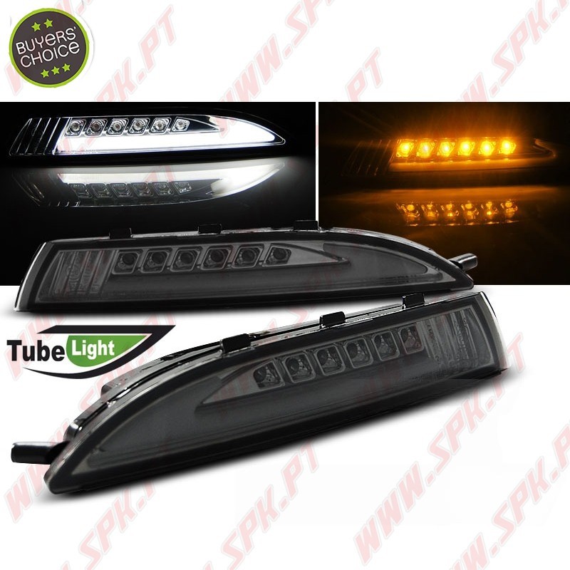 Faróis Tube Light / Pisca+Presença - Smoke - VW Scirocco (2008-2014) Faróis Tube Light / Pisca+Presença - Smoke - VW Scirocco (2008-2014)
