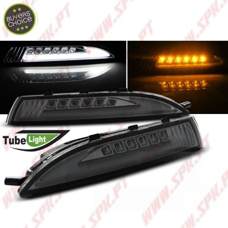 Faróis Tube Light / Pisca+Presença - Smoke - VW Scirocco (2008-2014)