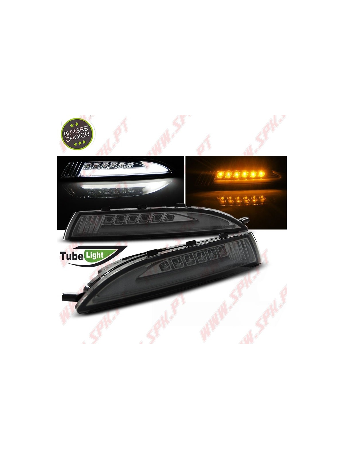 Faróis Tube Light / Pisca+Presença - Smoke - VW Scirocco (2008-2014) Faróis Tube Light / Pisca+Presença - Smoke - VW Scirocco (2008-2014)