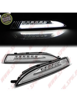 Faróis Tube Light / Pisca+Presença - Chrome - VW Scirocco (2008-2014)
