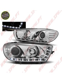 Faróis Daylight LED / Chrome - VW Scirocco (2008-2014)