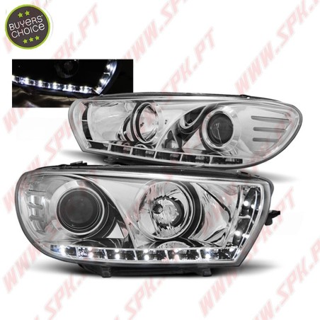 Faróis Daylight LED / Chrome - VW Scirocco (2008-2014)