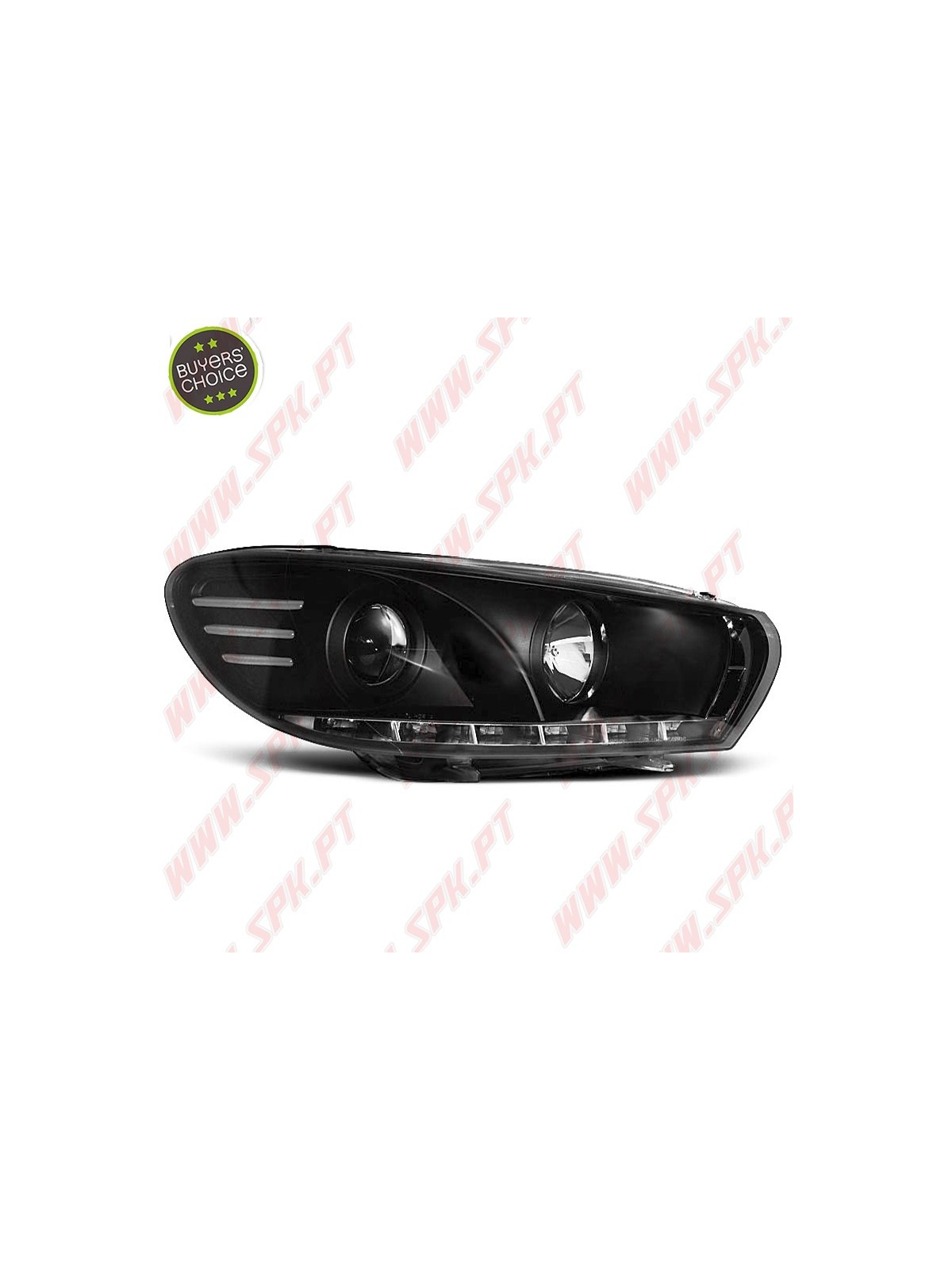 Faróis Daylight LED / Black - VW Scirocco (2008-2014) Faróis Daylight LED / Black - VW Scirocco (2008-2014)