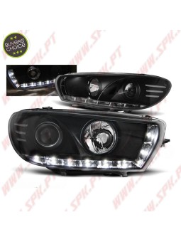 Faróis Daylight LED / Black - VW Scirocco (2008-2014)