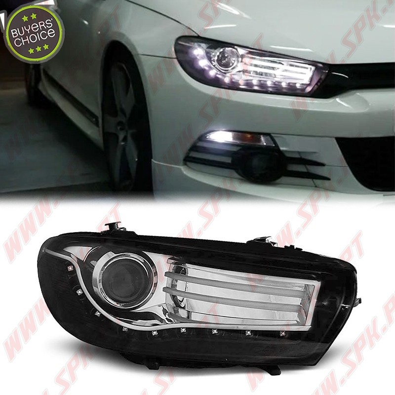 Faróis LED Black - VW Scirocco (2008-2014) Faróis LED Black - VW Scirocco (2008-2014)