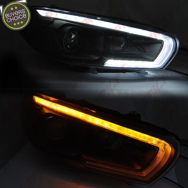 Faróis Tube Light LED Black - VW Scirocco (2008-2014) Faróis Tube Light LED Black - VW Scirocco (2008-2014)