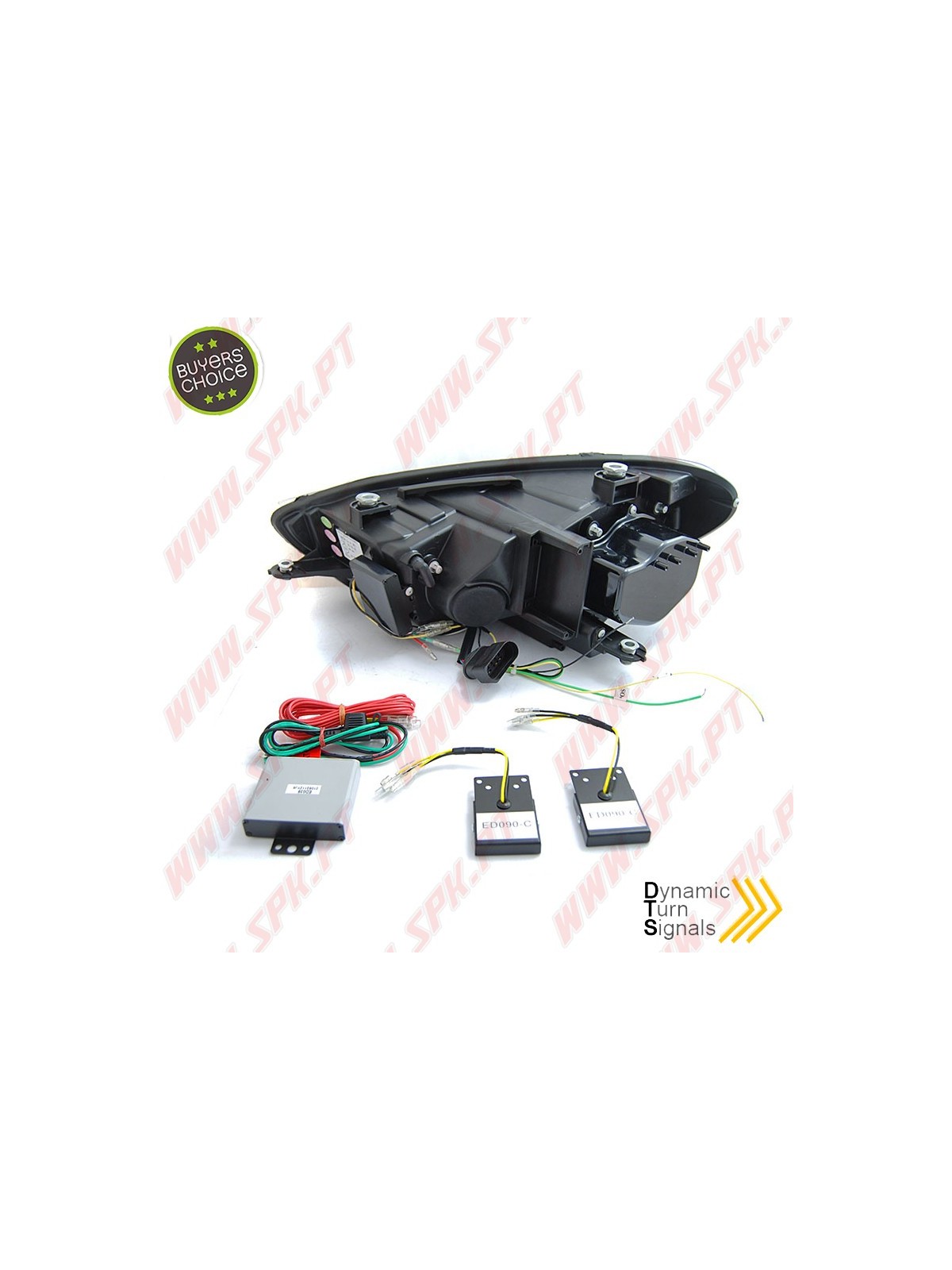 Faróis Tube Light LED Black - VW Scirocco (2008-2014) Faróis Tube Light LED Black - VW Scirocco (2008-2014)