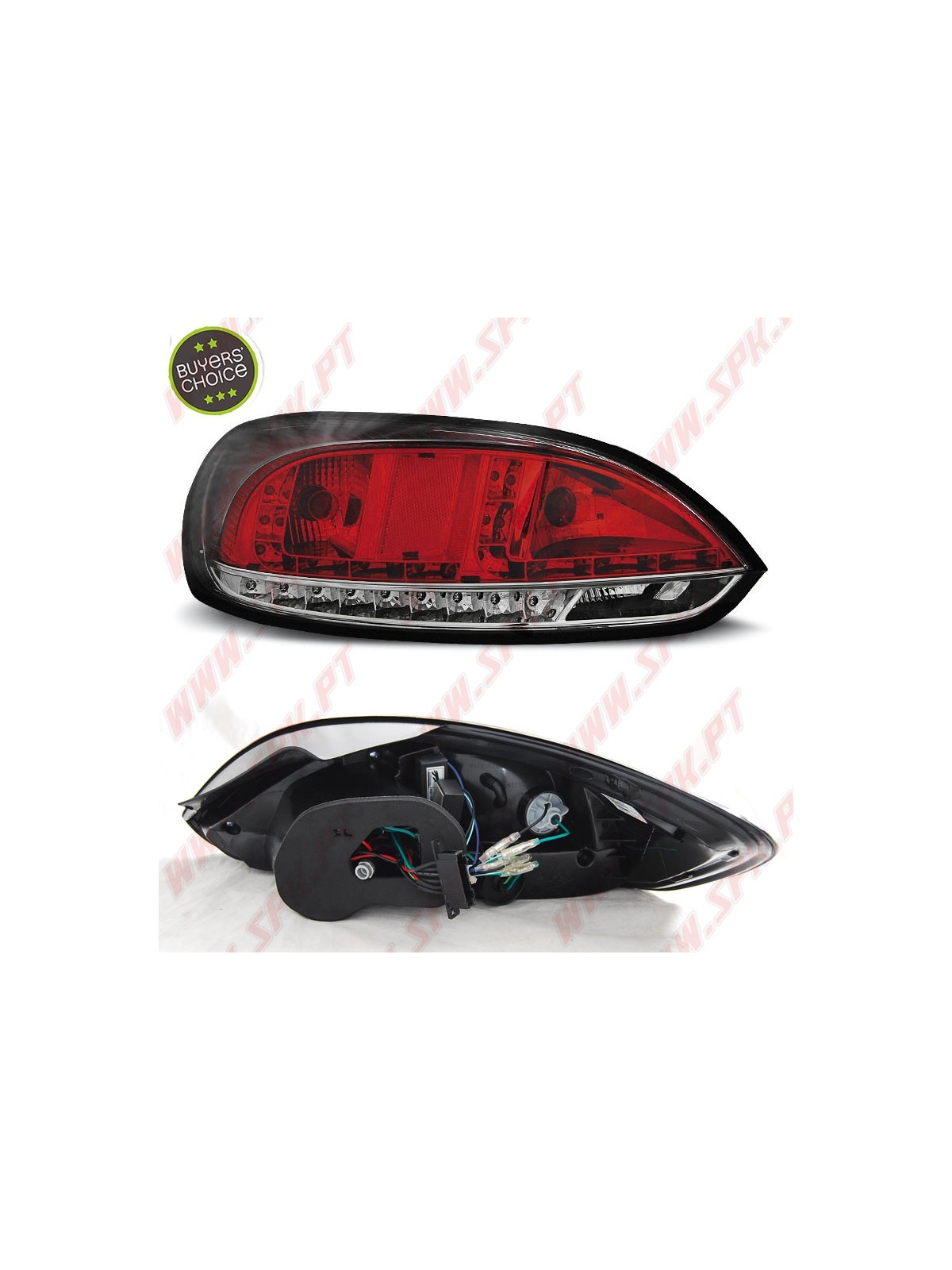 Farolins LED Red+Clear - VW Scirocco (2008-2014)