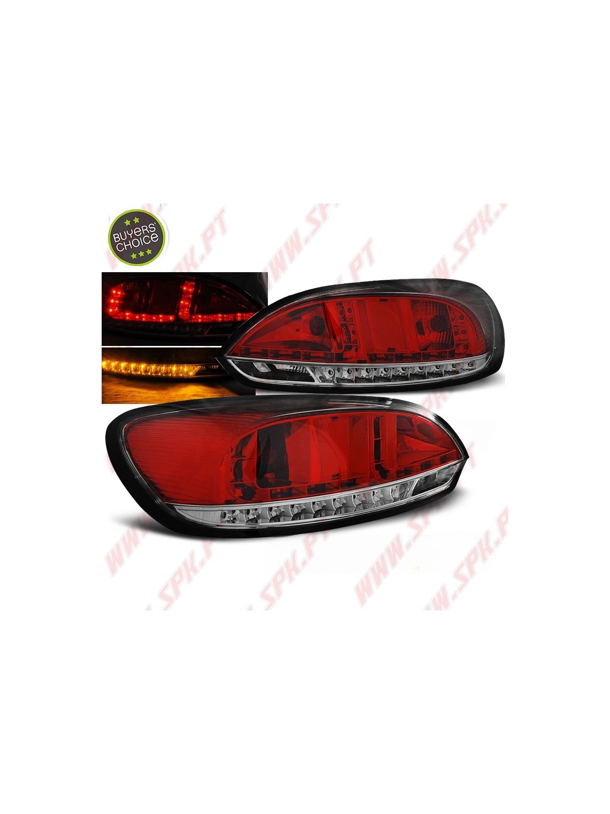 Farolins LED Red+Clear - VW Scirocco (2008-2014)