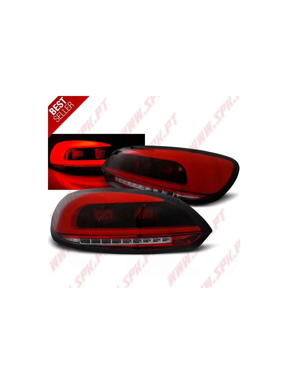 Farolins LED-BAR Red+Smoke - VW Scirocco (2008-2014)