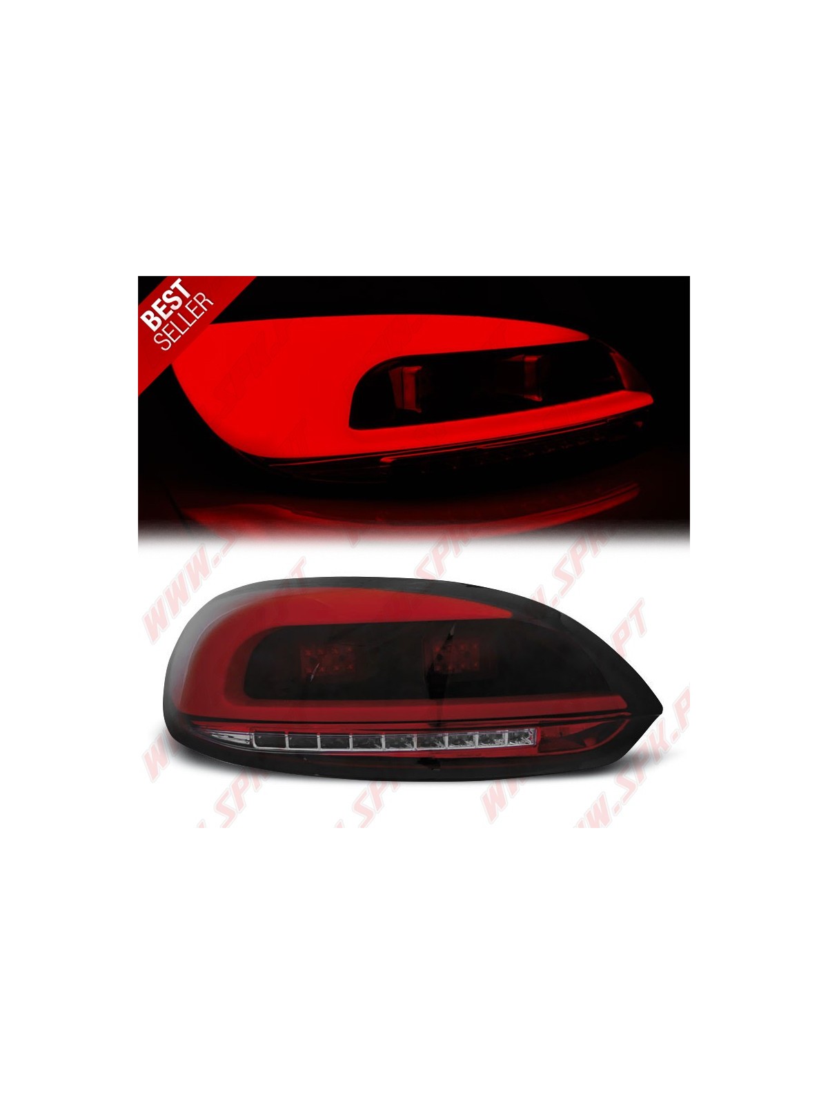 Farolins LED-BAR Red+Smoke - VW Scirocco (2008-2014)
