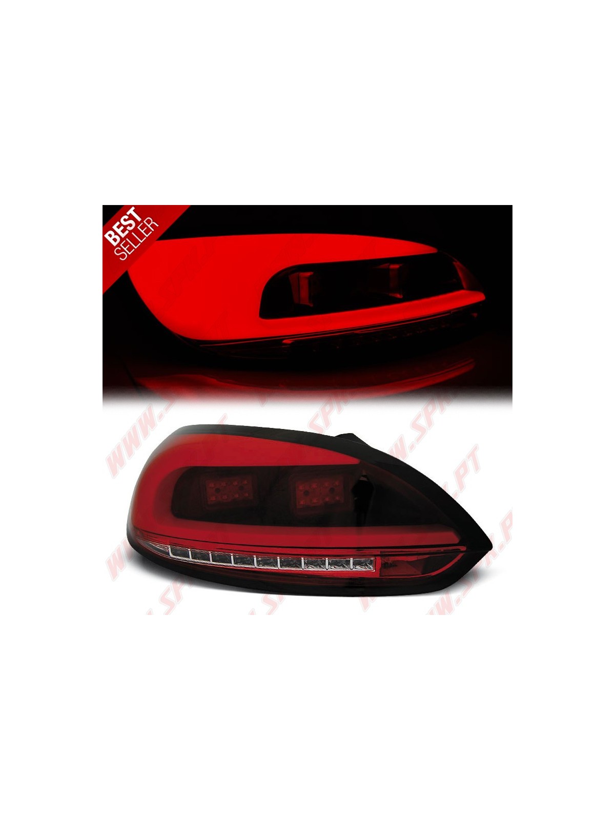 Farolins LED-BAR Red+Clear - VW Scirocco (2008-2014)