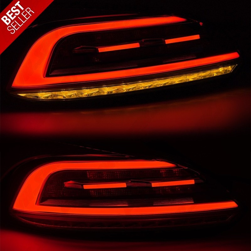 Farolins LED-BAR V.2 Red+Clear - VW Scirocco (2008-2014)