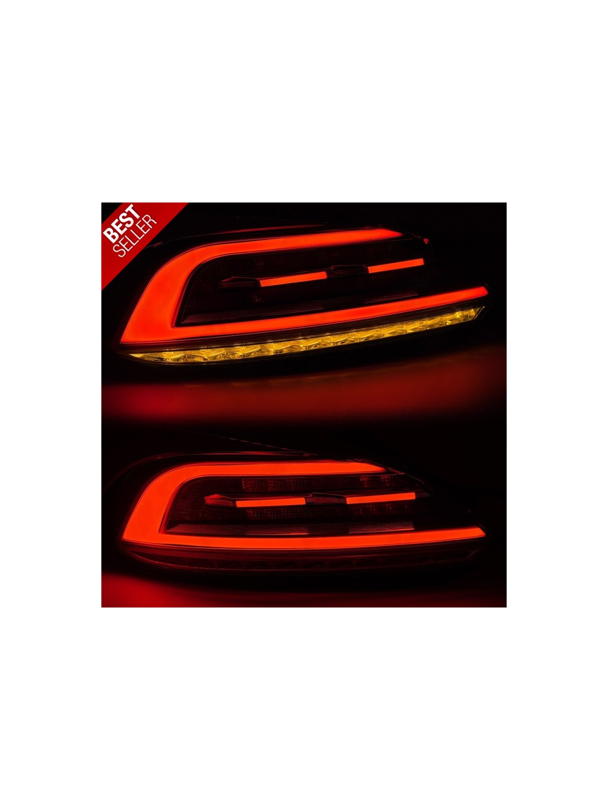 Farolins LED-BAR V.2 Red+Clear - VW Scirocco (2008-2014)