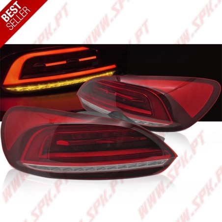 Farolins LED-BAR V.2 Red+Clear - VW Scirocco (2008-2014)