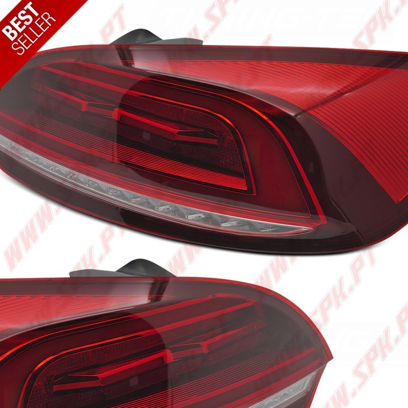Farolins LED-BAR V.2 Red+Clear - VW Scirocco (2008-2014)