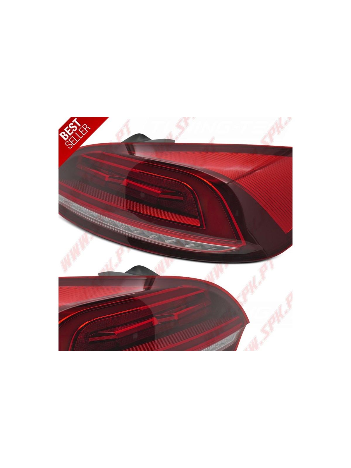 Farolins LED-BAR V.2 Red+Clear - VW Scirocco (2008-2014)