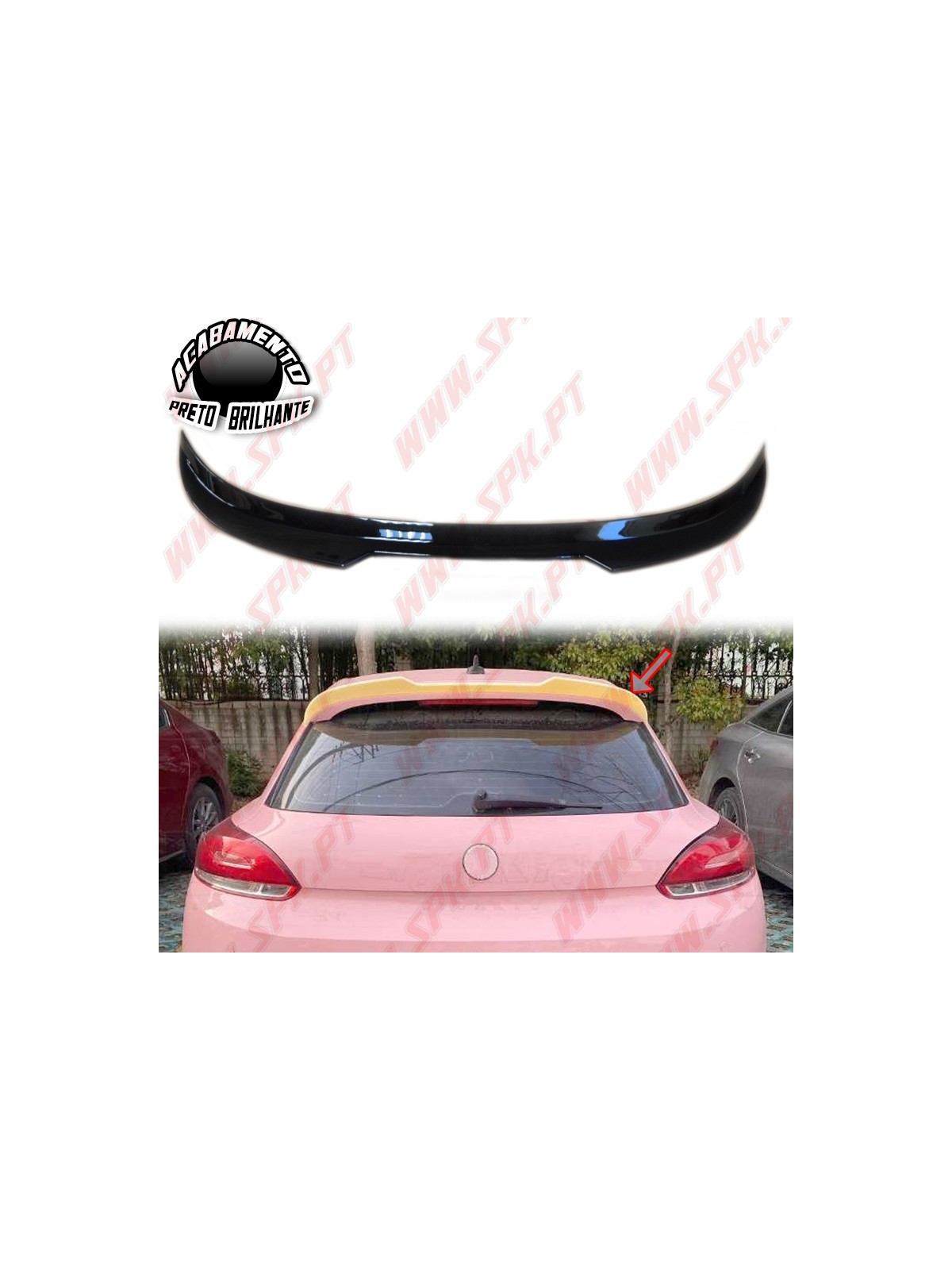 Aileron Traseiro V.2 - VW Scirocco (2008-2014)