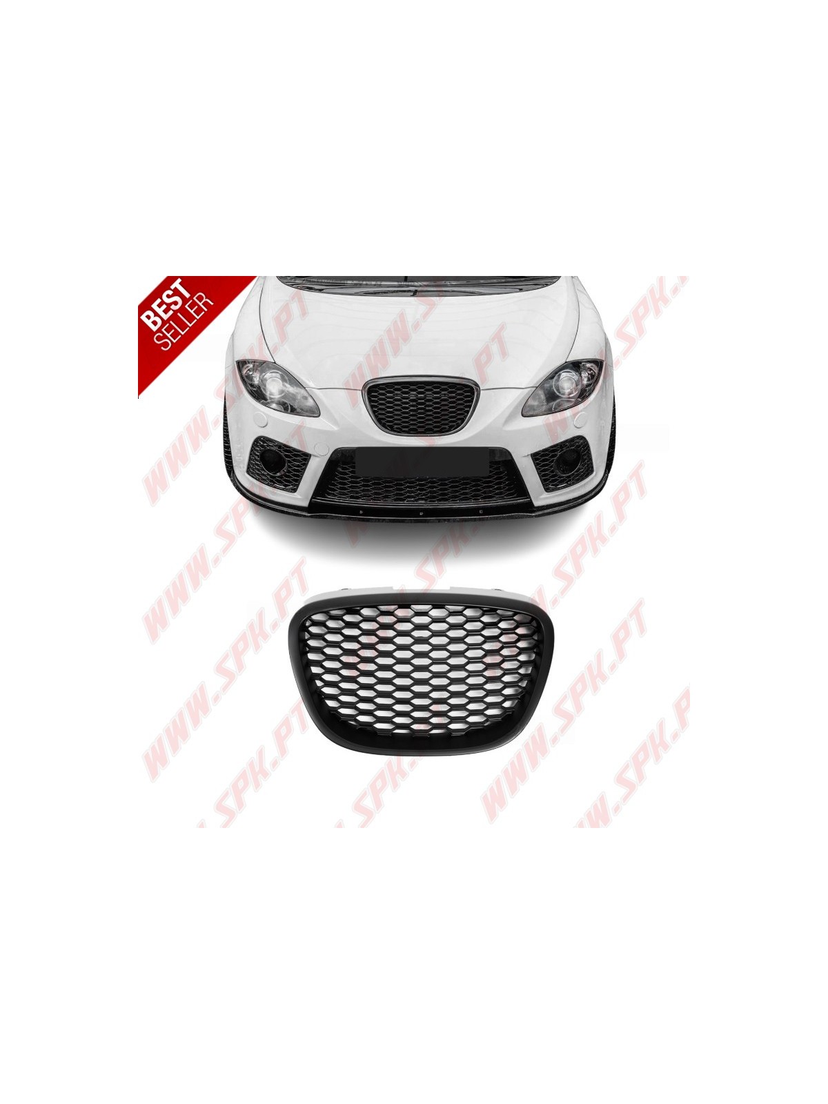 Grelha Frontal Favos - Seat Leon 1P / Altea / Toledo (2004-2009)