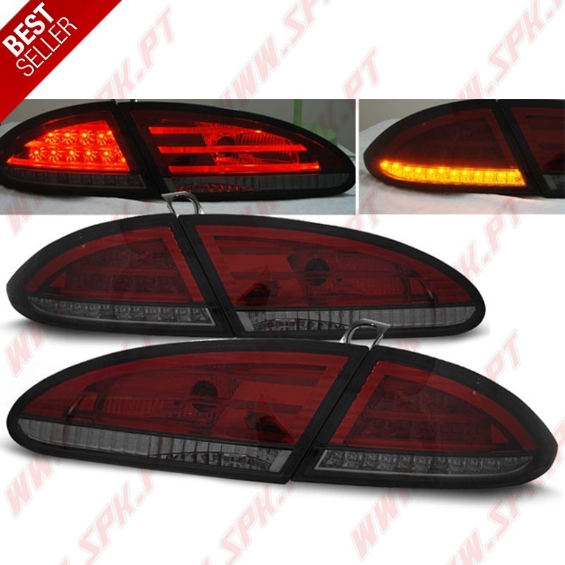 Farolins LED Red+Smoke - Seat Leon 1P (2005-2009)