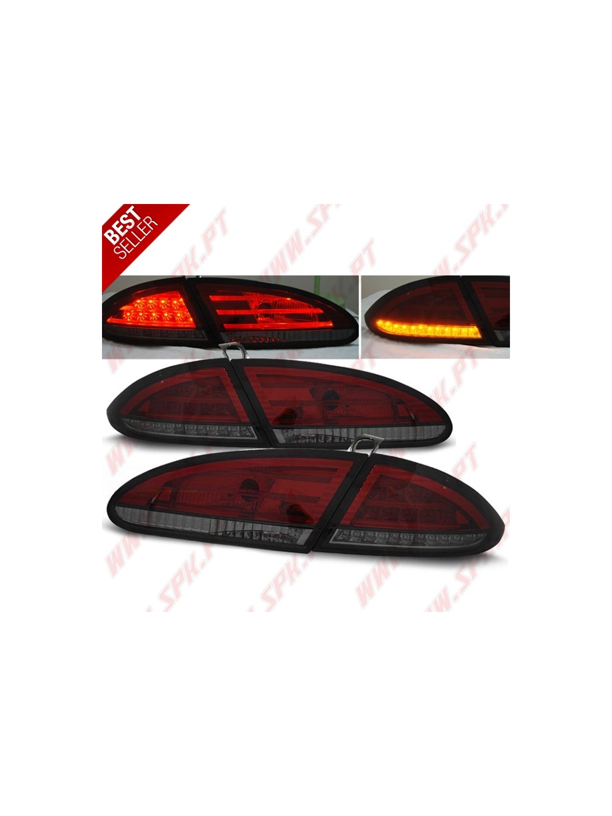 Farolins LED Red+Smoke - Seat Leon 1P (2005-2009)