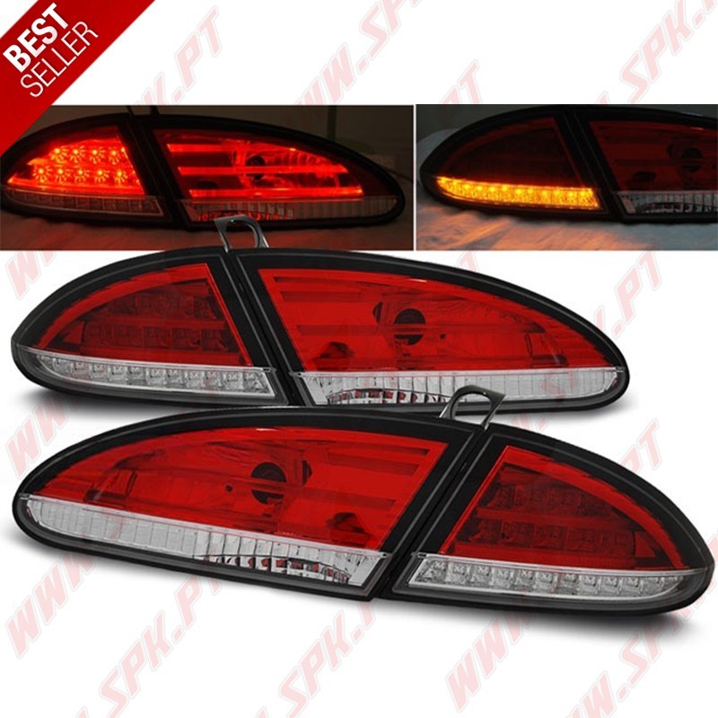 Farolins LED Red+Clear - Seat Leon 1P (2005-2009)