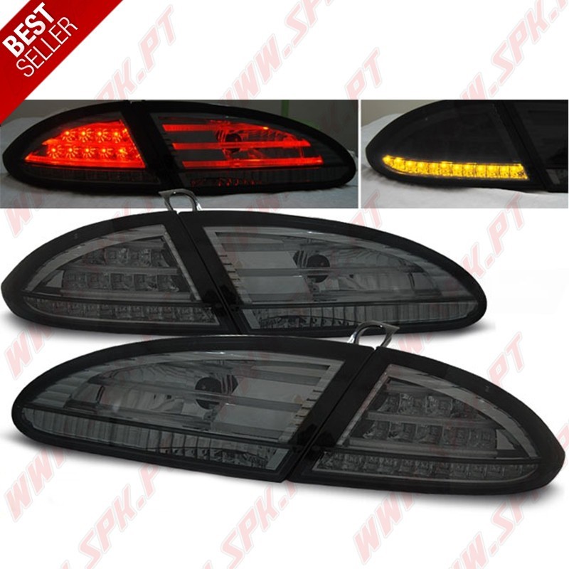 Farolins LED Chrome+Smoke - Seat Leon 1P (2005-2009)