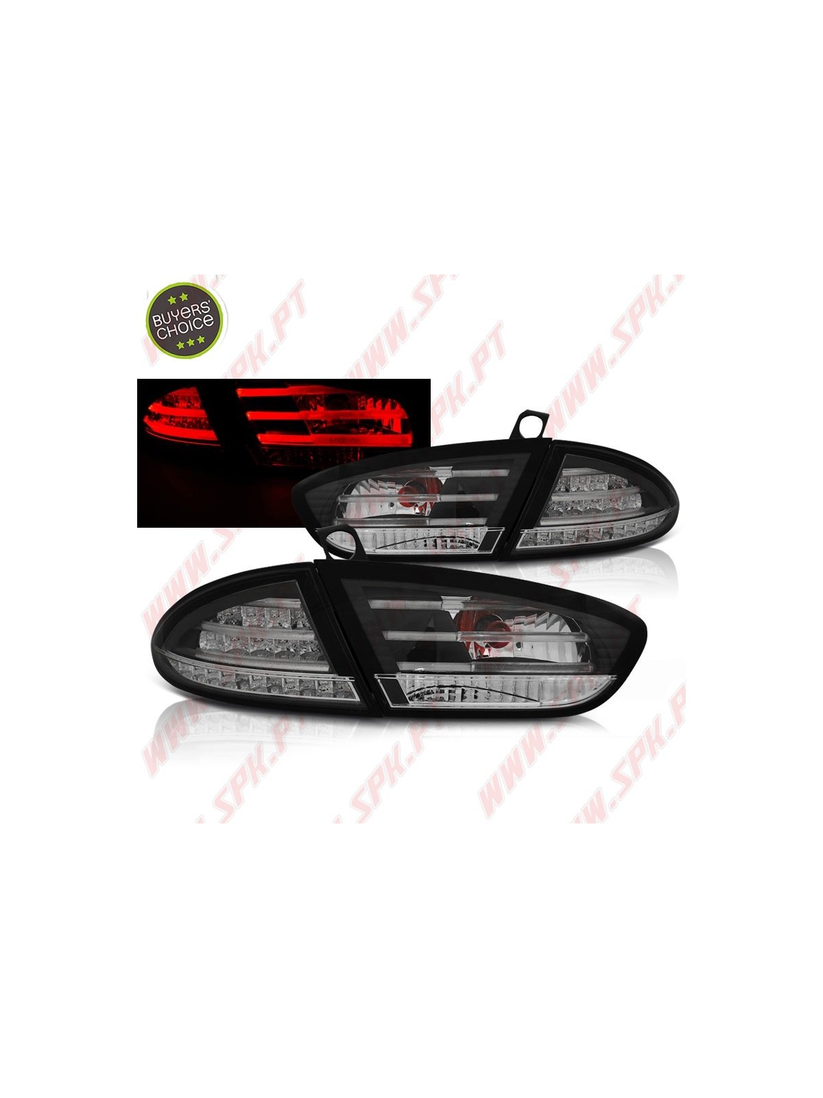 Farolins LED Black - Seat Leon 1P Facelift (2009-2012)